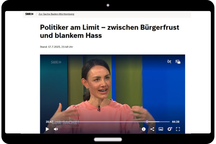 20250717 Mercedes Mende in Zur Sache Baden-Württemberg_Politiker am Limit