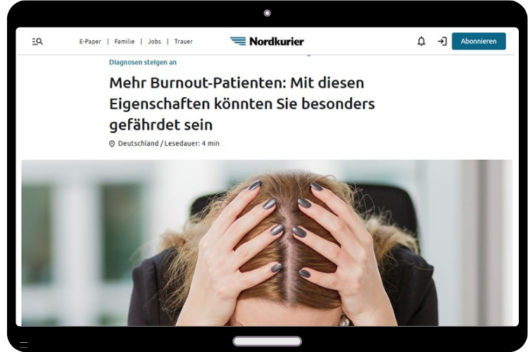 20250613 Nordkurier Burnout