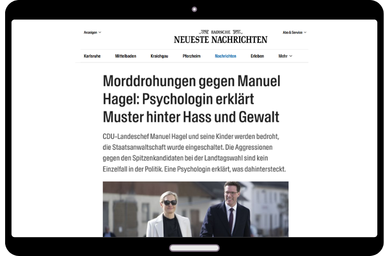 20260319 BNN_Mercedes Mende erklärt Muster hinter Gewalt und Hass gegen Politiker