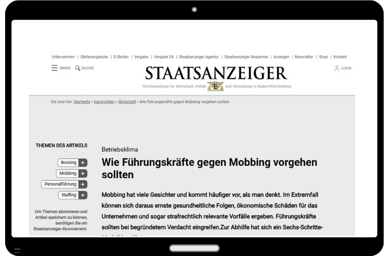 Mercedes Mende im Interview zu Mobbing im Amt als Bürgermeister und kommunale Führungskraft