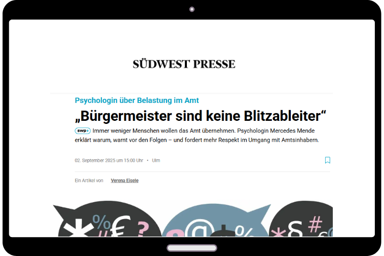 Mercedes Mende im Interview zu Anfeindungen gegen Bürgermeister